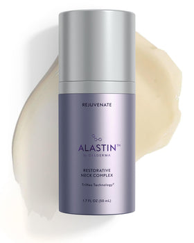 ALASTIN front packaging view showing product and benefit for firmer neck