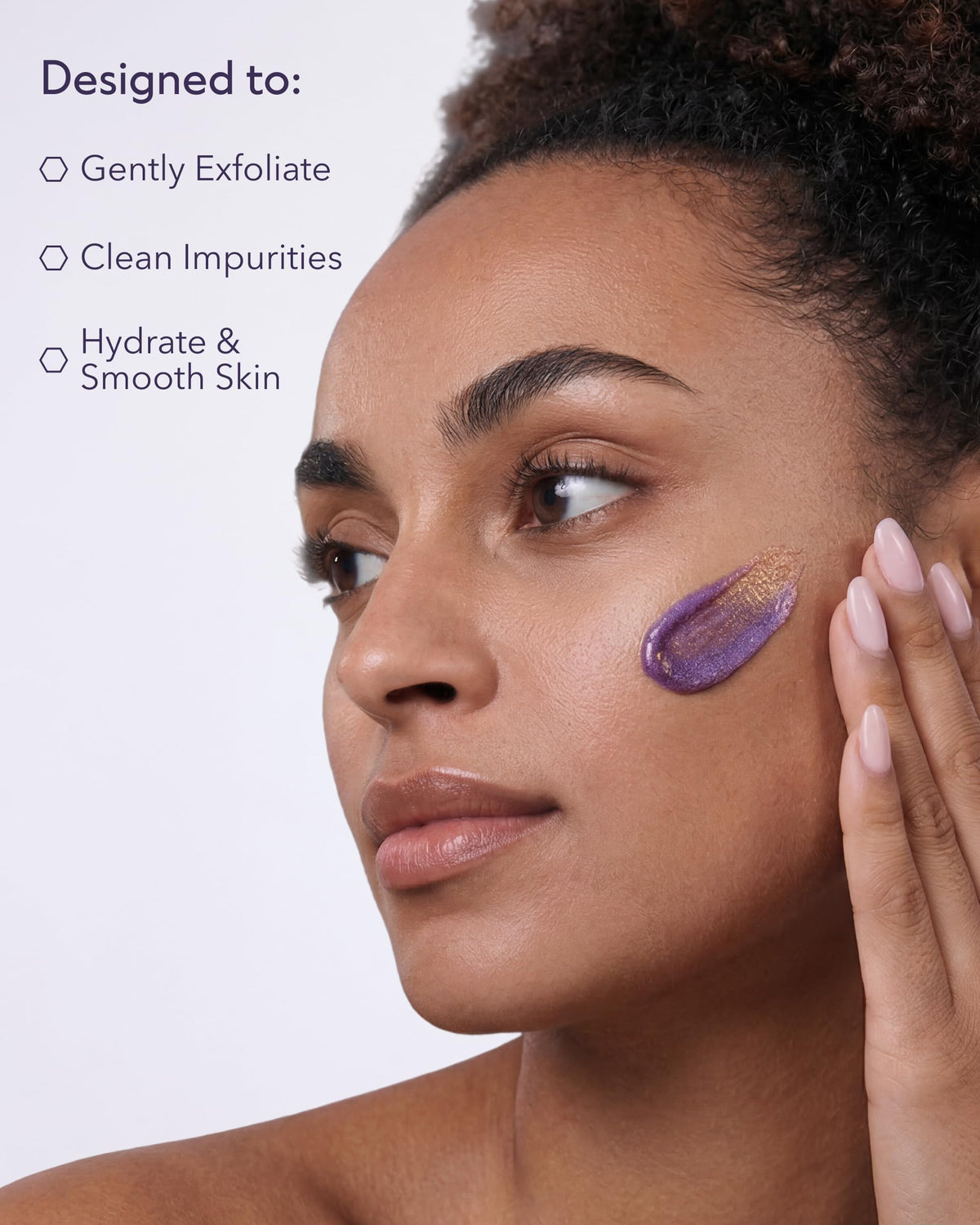 ALASTIN ReSURFACE held in hand to show 2.3 oz scale and portability benefit