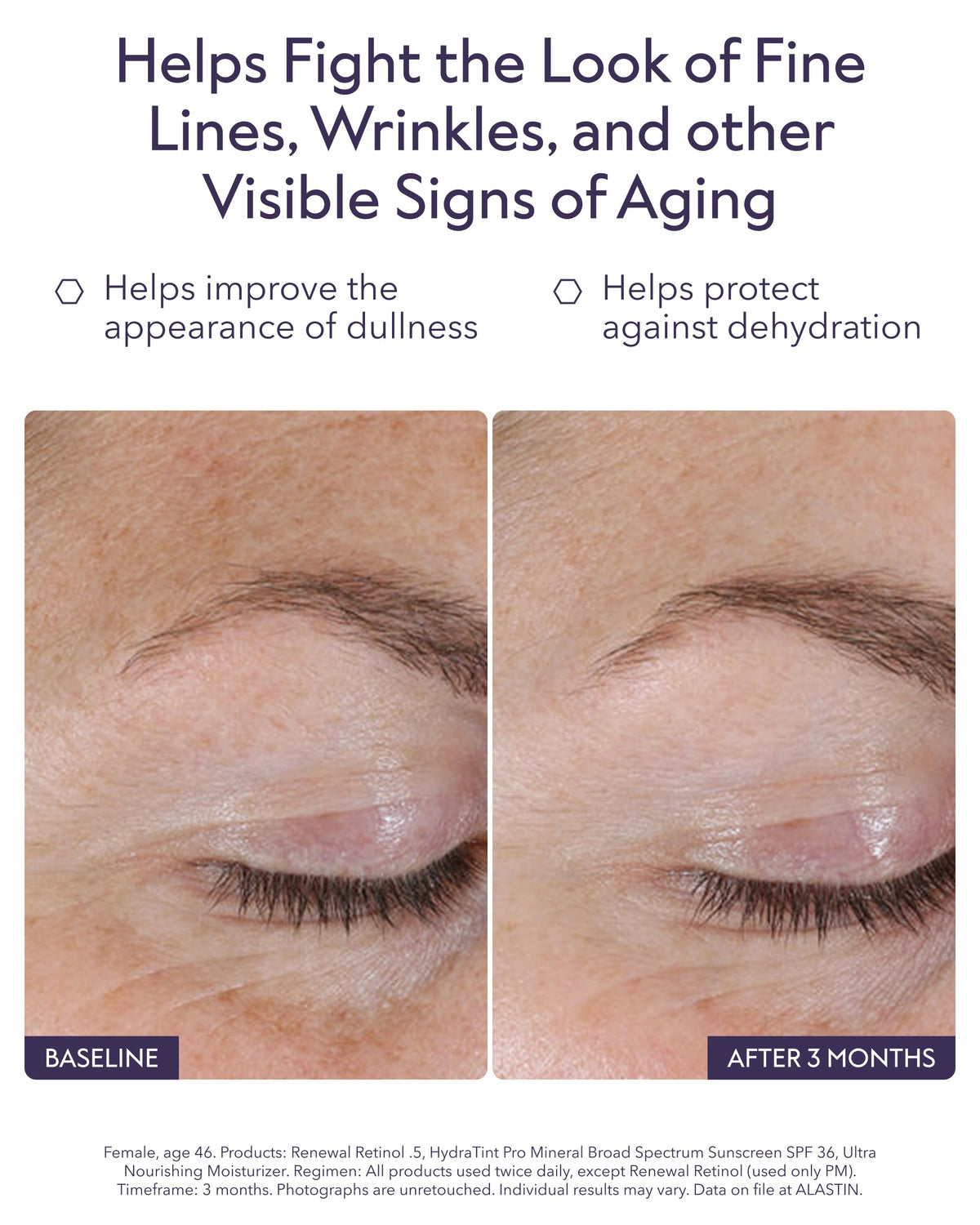 ALASTIN Skincare close-up of serum texture showing lightweight hydrating finish