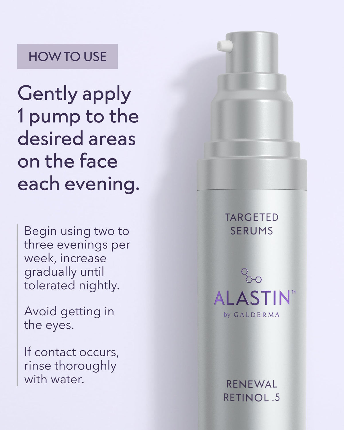 ALASTIN Skincare serum applied during nighttime routine demonstrating ease of use