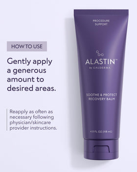 ALASTIN Skincare label close-up emphasizing hypoallergenic non-comedogenic formula