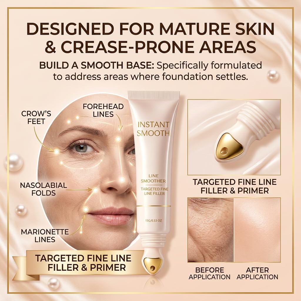 Alavie Paris line smoother texture swipe demonstrating lightweight matte finish