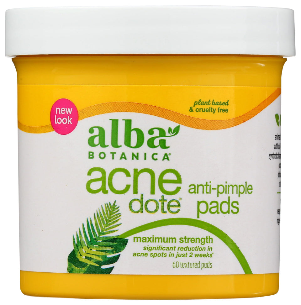 Alba Botanica front packaging showing product name and count for clarity