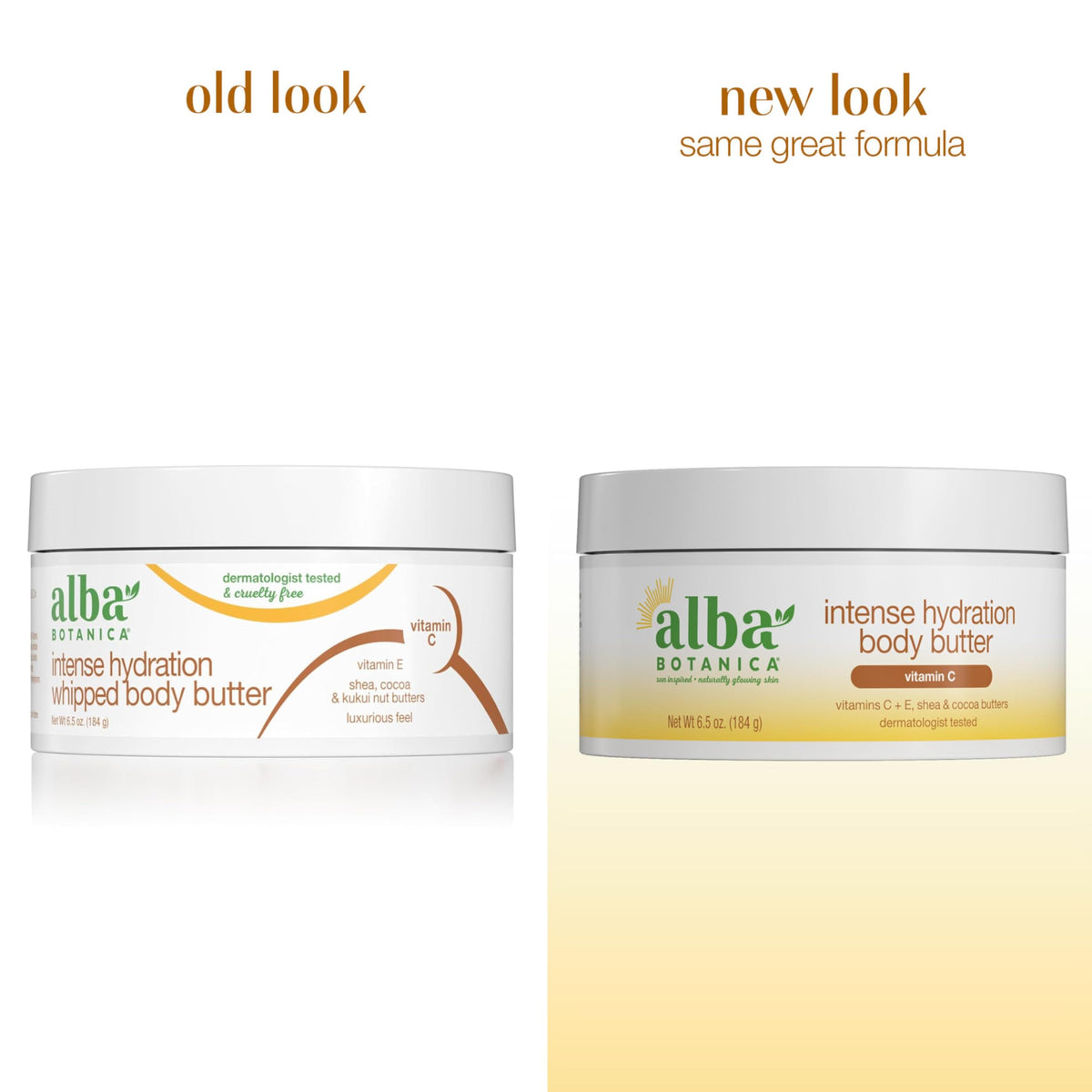 alba botanica whipped texture close-up showing creamy absorption