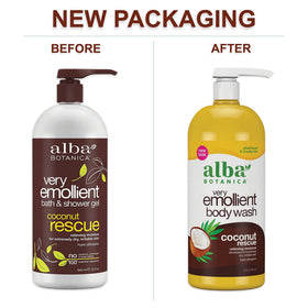 Alba Botanica creamy shower gel texture close-up demonstrating moisturizing lather