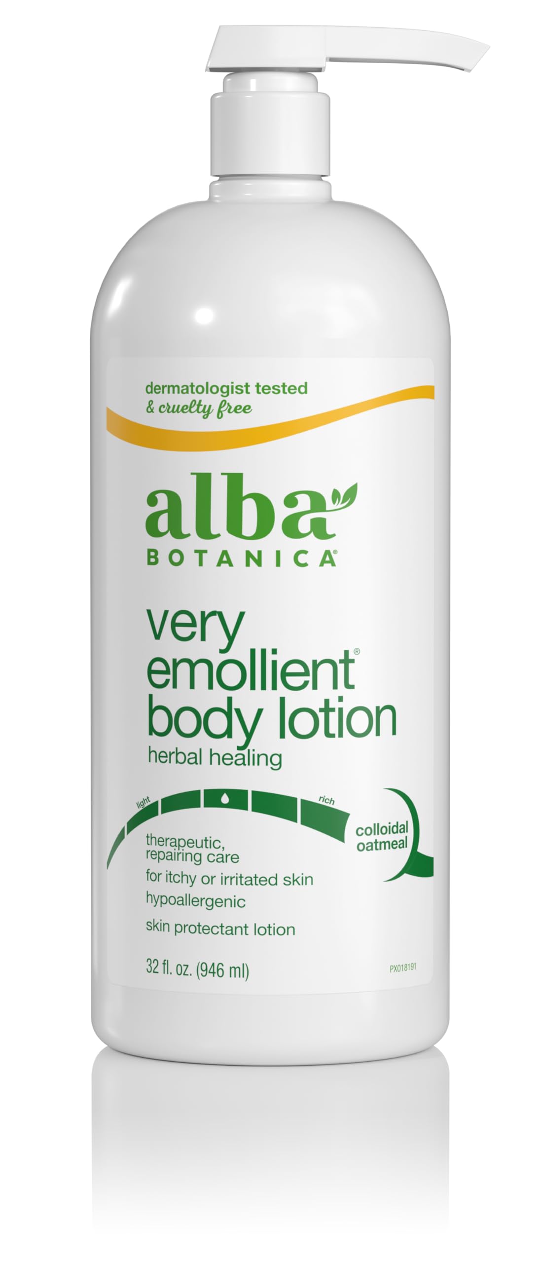 Alba Botanica front packaging 32oz showing product benefits and label