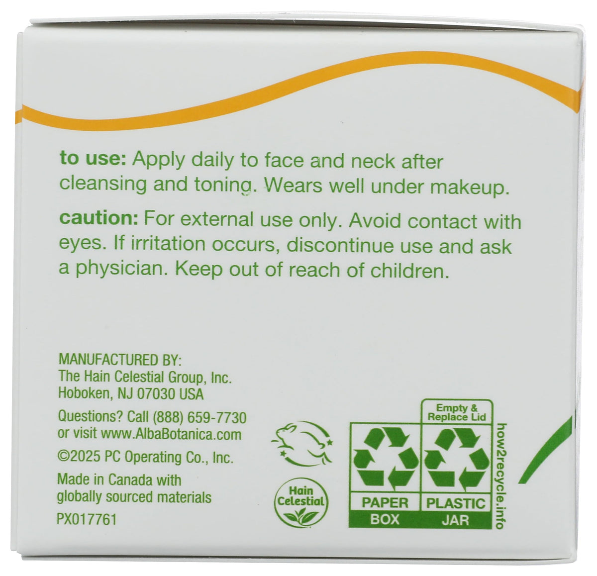 Alba Botanica in-use application on hand, showing quick absorption and matte finish for makeup prep