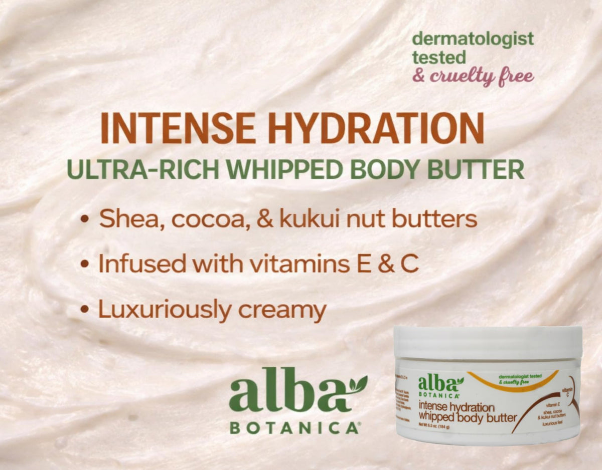 Alba Botanica applied on forearm demonstrating smooth hydrated skin benefit