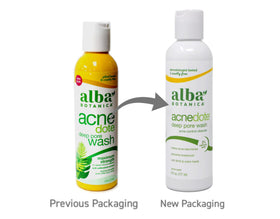 Lifestyle shot of Alba Botanica in morning light demonstrating refreshing cleanse benefit