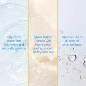 Alba Botanica lotion texture on palm for fast absorbing moisture
