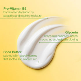Alba Botanica 32 oz bottle beside household items showing long-lasting supply benefit