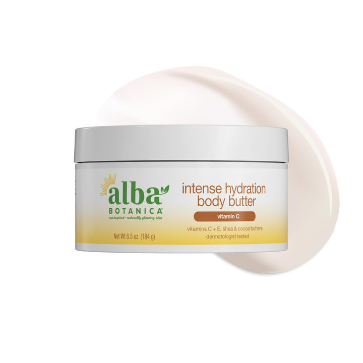 alba botanica jar front view showing label and benefits