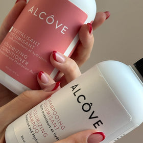Alcôve conditioner pour detail displays silky formula for smooth detangling