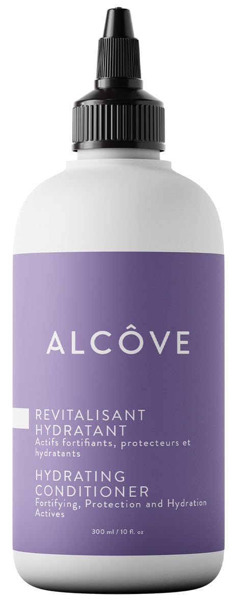 Alcôve front packaging showing bottle and label with clear product benefits