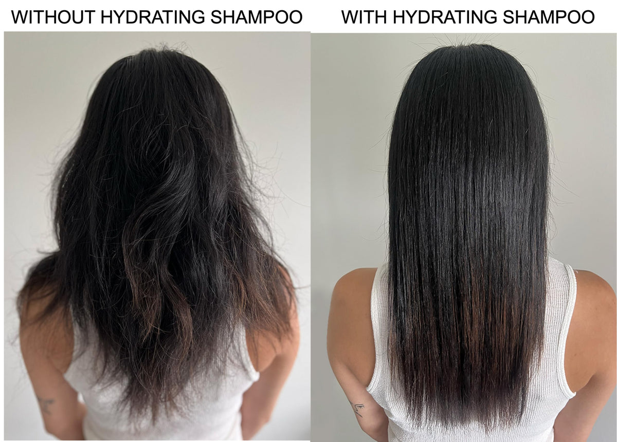 Alcôve shampoo in shower setting showing easy use and rinse benefits