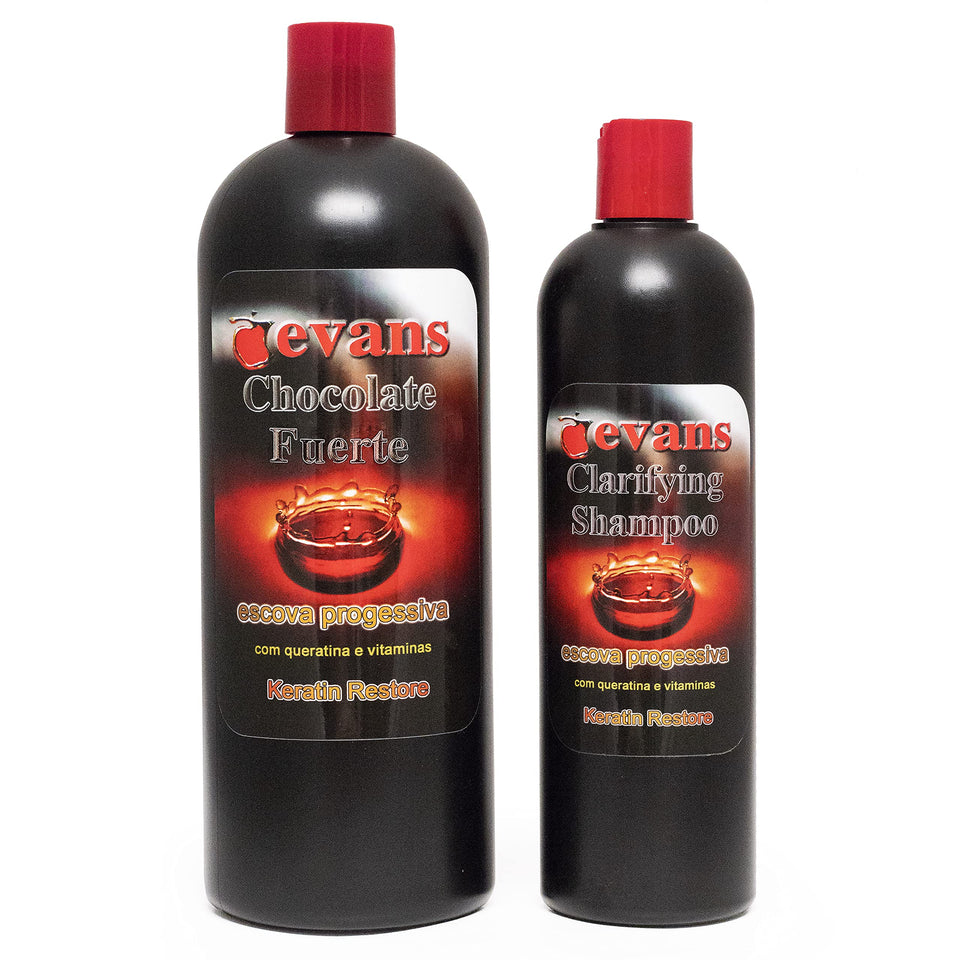 Alda Beauty Care Evans combo front view showing bottles and argan oil for salon-quality smoothness