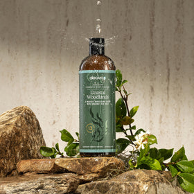 Aleavia bottle beside a travel item illustrating 16 oz size