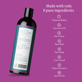 Creamy lather texture produced by Aleavia body cleanse demonstrating mild, non-stripping foam
