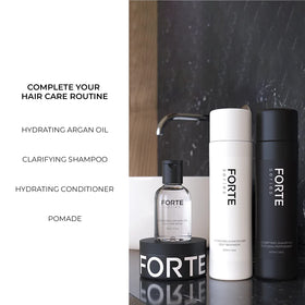 Alex Costa paired with Forte Series conditioner for complete routine benefit