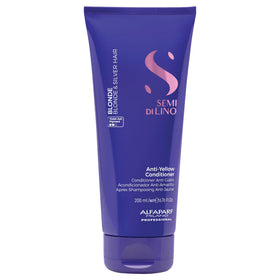 ALFAPARF MILANO front bottle showing purple conditioner and benefit of tone correction