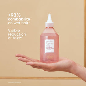 ALFAPARF MILANO application in hand demonstrating easy, non-greasy use