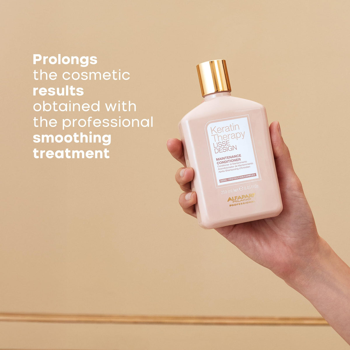 Alfaparf Milano shampoo foam texture demonstrating gentle cleansing and lather