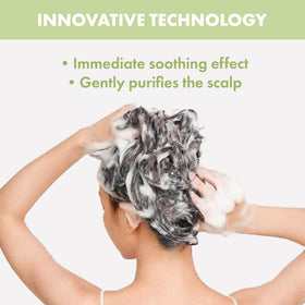 ALFAPARF MILANO before and after visual illustrating scalp comfort