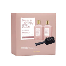 ALFAPARF MILANO label close-up highlighting keratin and protection complex benefits