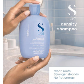 ALFAPARF MILANO creamy foam texture close-up for lightweight volumizing action