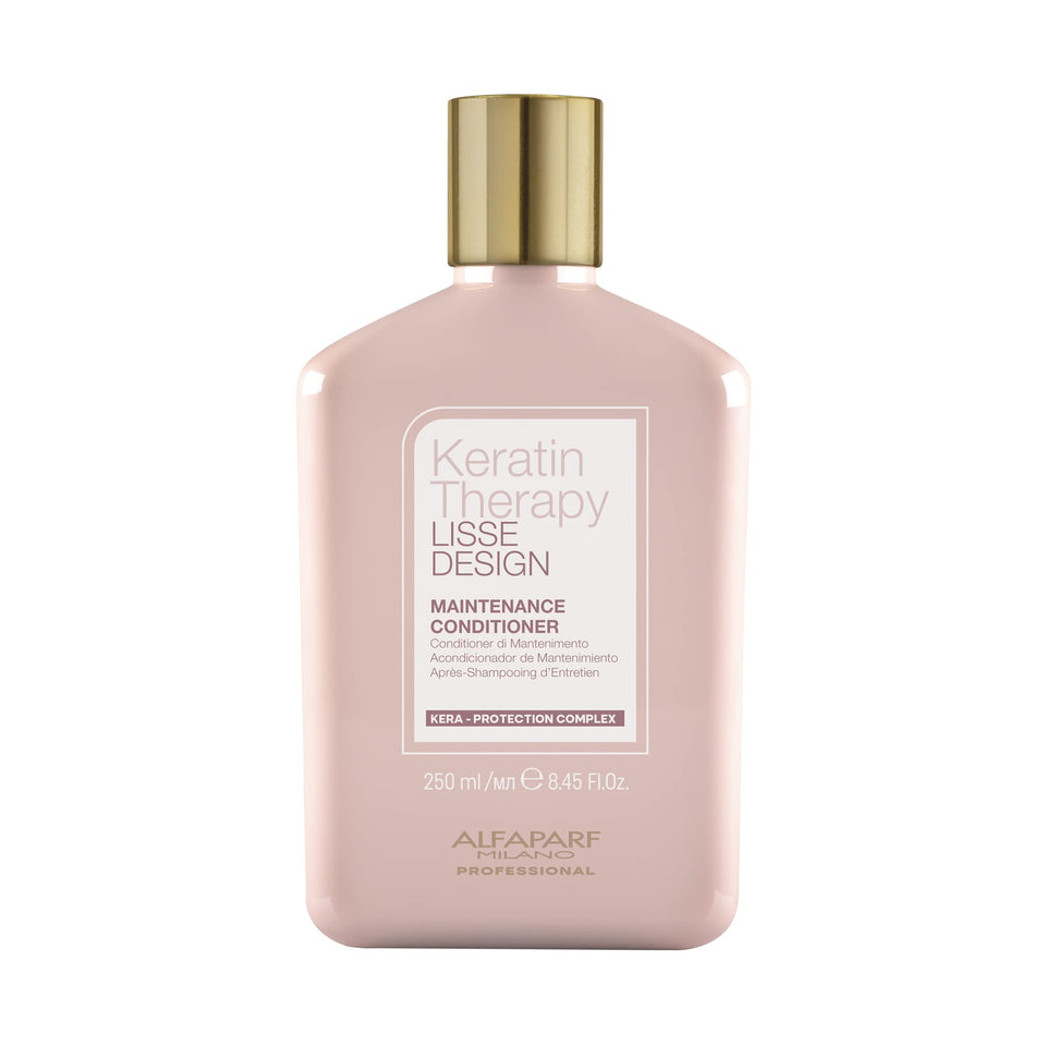 ALFAPARF MILANO front packaging showing Lisse Design conditioner and benefits