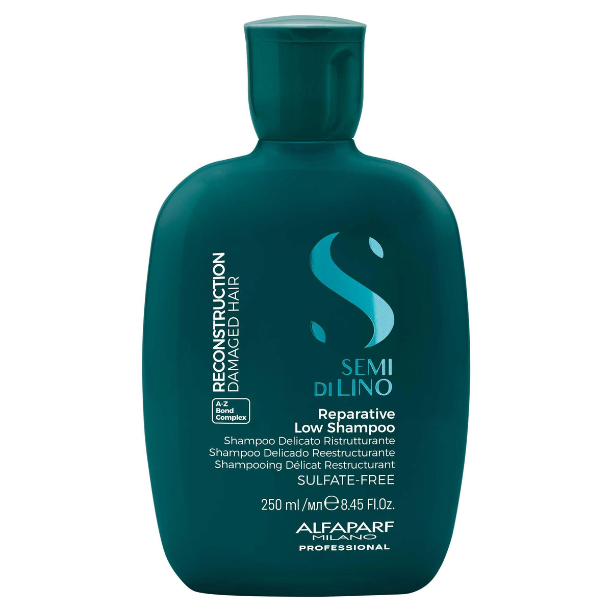 ALFAPARF MILANO front bottle showing label and product benefits