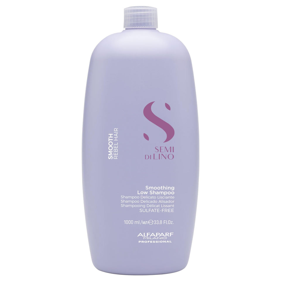 ALFAPARF MILANO front packaging showing smoothing shampoo and volume