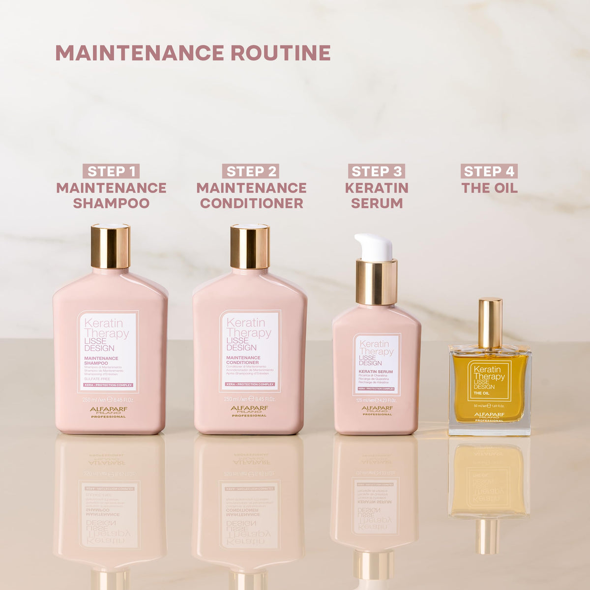 ALFAPARF MILANO babassu oil ingredient visual showing shine benefits