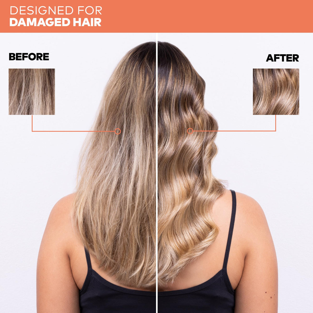 ALFAPARF MILANO in‑salon application demonstrating even spread and easier detangling benefits