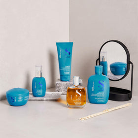 ALFAPARF MILANO product beside common objects to show 4.23 oz scale