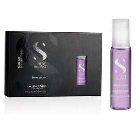 ALFAPARF MILANO model with glossy finished hair demonstrating shine benefit