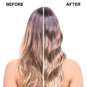 ALFAPARF MILANO before and after sun-exposed hair improved shine