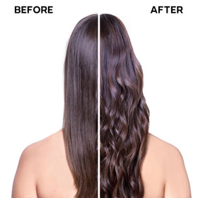 ALFAPARF MILANO applying vial to damp hair for easier styling benefit