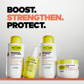 ALFAPARF MILANO after-rinse smooth hair illustrating improved manageability