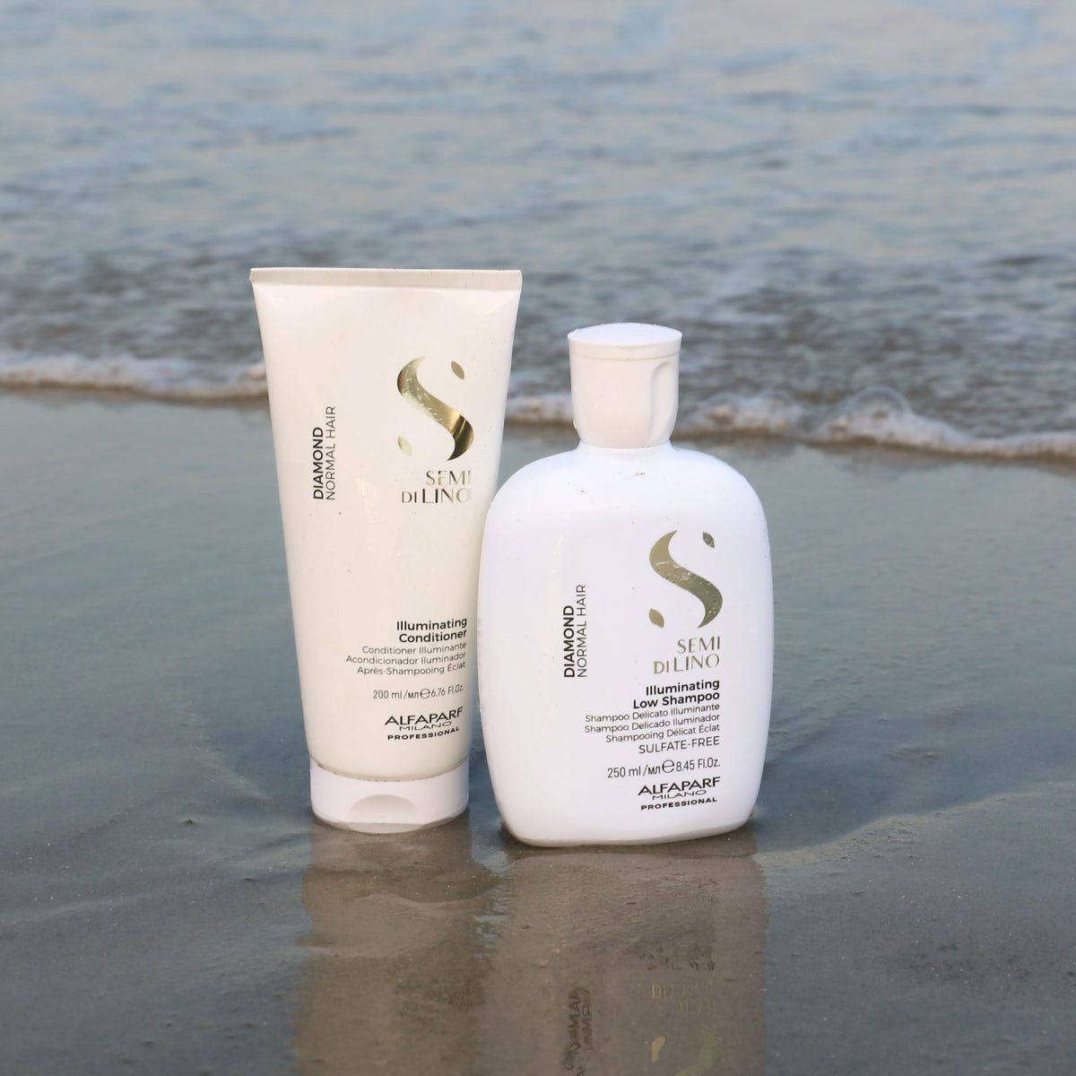 ALFAPARF MILANO shampoo lather demonstrating gentle sulfate-free cleansing