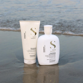 ALFAPARF MILANO shampoo lather demonstrating gentle sulfate-free cleansing