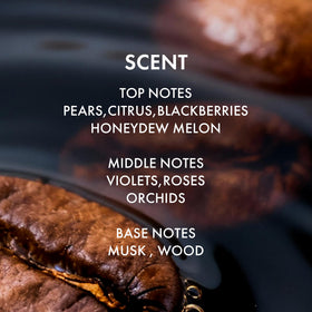 ALFHEIM label close-up highlighting Arabica coffee oil and nourishing actives