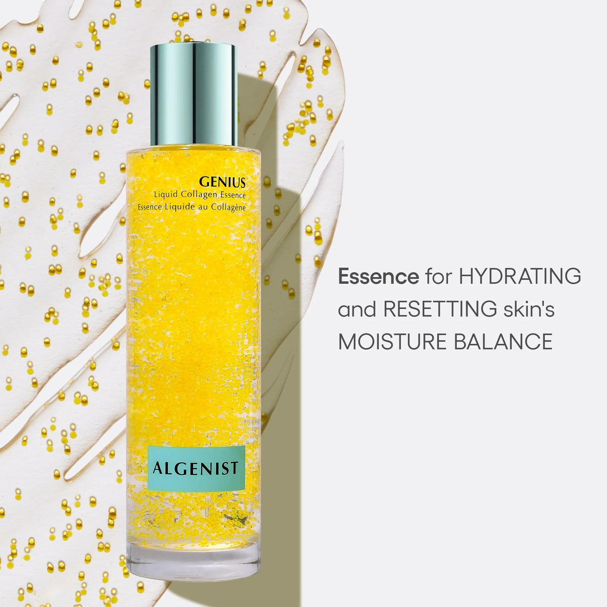 Algenist pipette dispensing essence for precise, lightweight application benefit