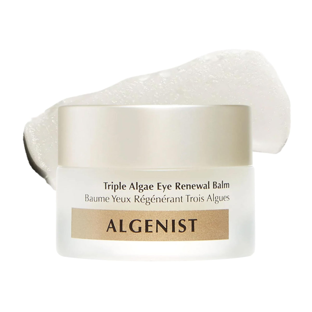 Algenist eye balm front packaging showing tube and branding for easy recognition