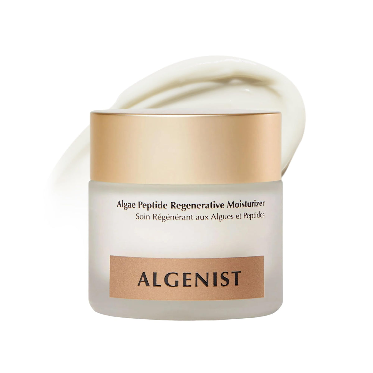 Algenist front packaging showing product and benefits