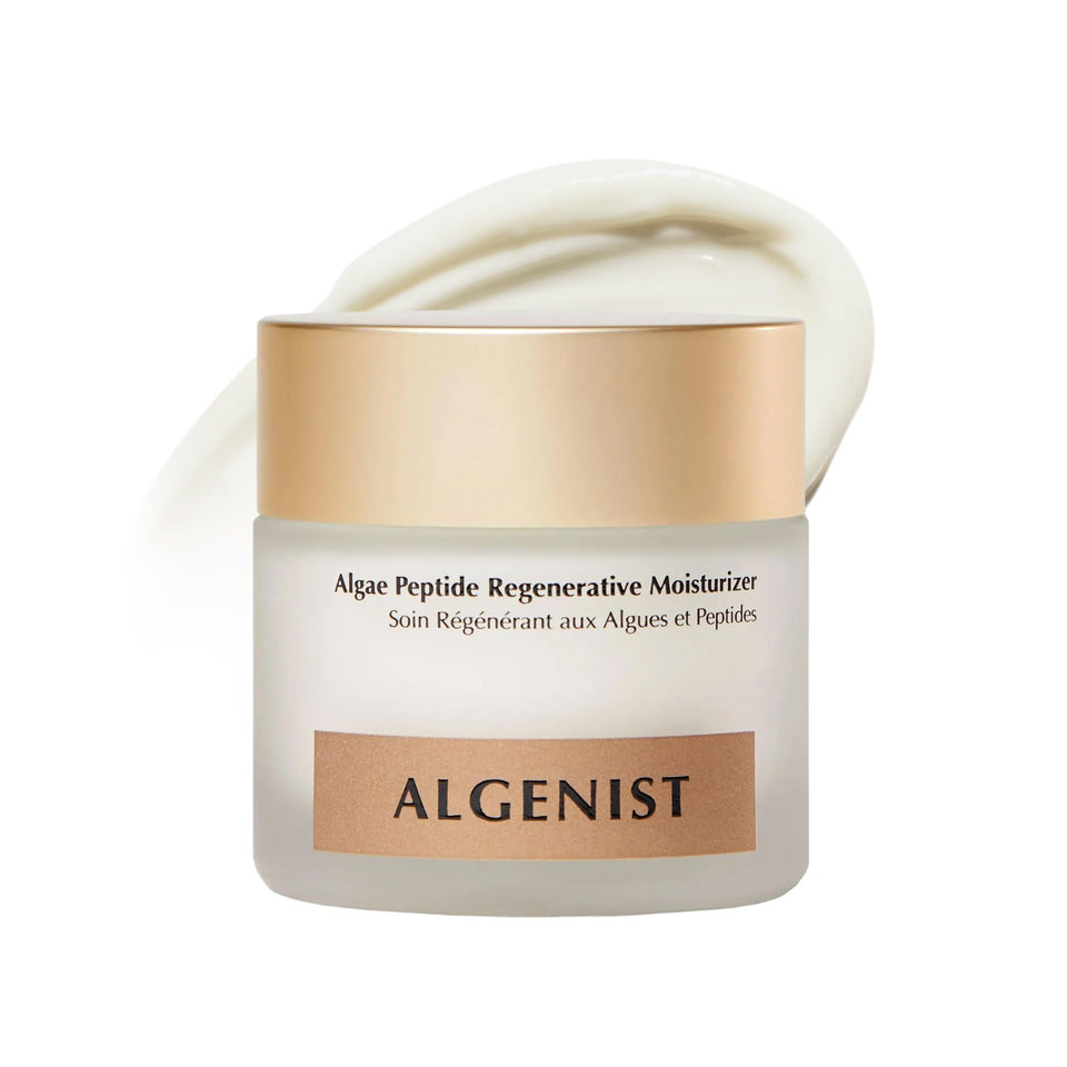 Algenist front packaging showing product and benefits
