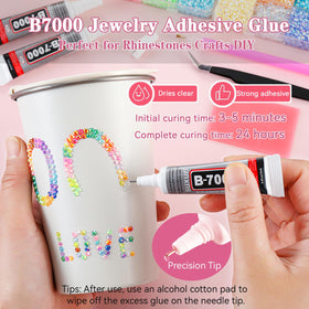 ALGLEA included tools pen tweezers and wax for precise rhinestone pickup and placement