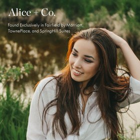 Alice + Co. secure cap and dispense detail preventing travel spills