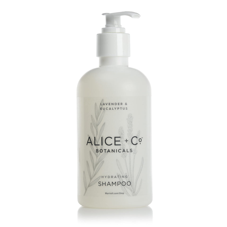 Alice + Co. front bottle view showing brand and calming scent benefit