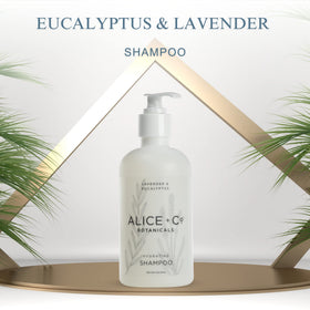 Alice + Co. label close-up highlighting ingredients and clean formulation benefit